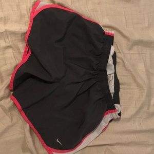 This is a used Nike Dri-Fit Athletic shorts for Girls size XL. Child wear.